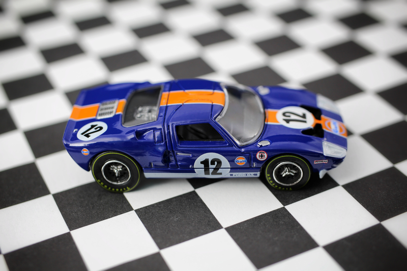 Illustration for article titled AutoWorld's 1:64 Ford GT40 in the better Gulf Livery